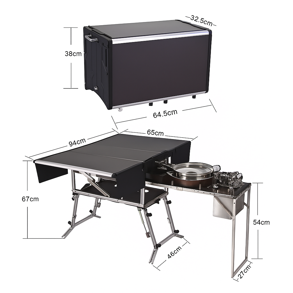 TrailForge Summit Pro Modular Outdoor Kitchen