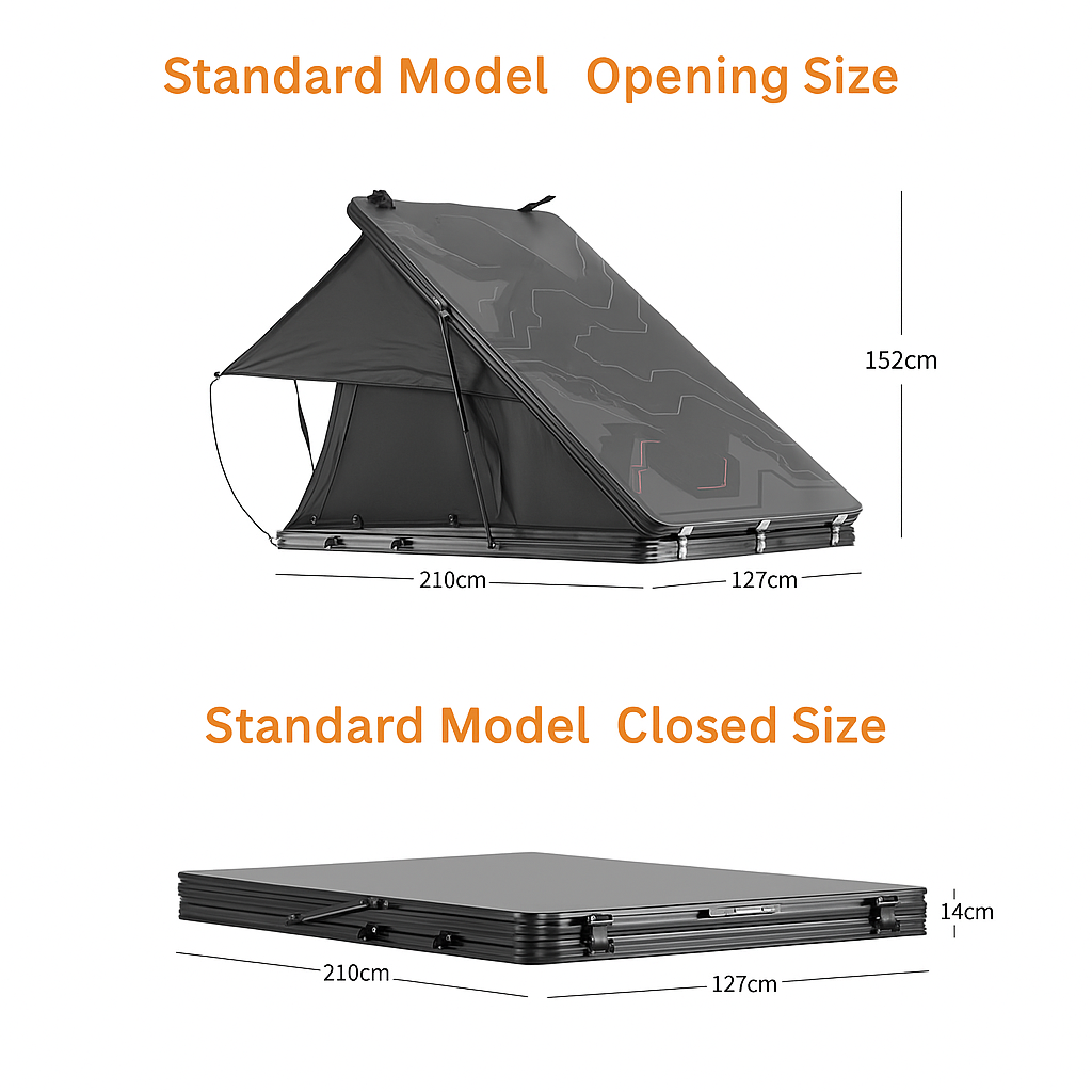 BlackPeak Ares Wedge Rooftop Camper Tent